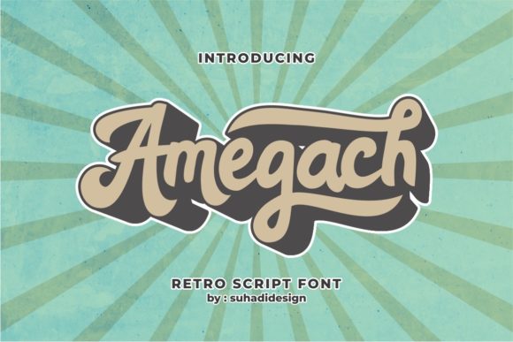 Amegach: A Vintage Handwritten Font That Brings Personality to Branding
