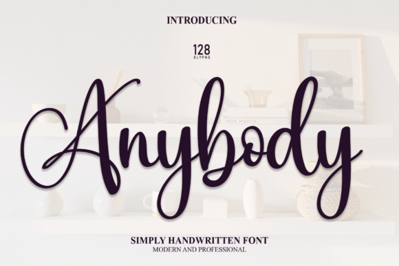Anybody: A Handwritten Script Font That Adds Personality to Campaign Designs