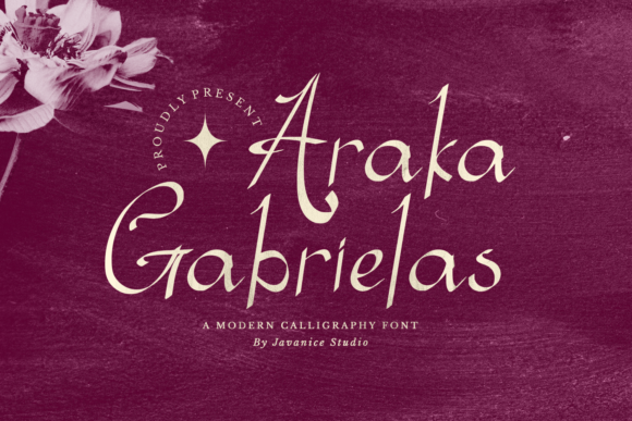 Araka Gabrielas: Elevating Web Design with Elegant Handwritten Typography