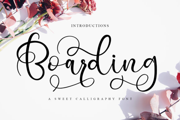 Boarding: A Sweet & Stylish Font for Modern Business Branding