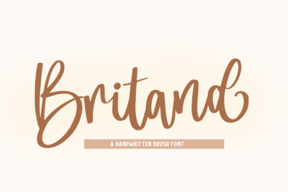 Britand: A Delicate Handwritten Font for Elegant Branding