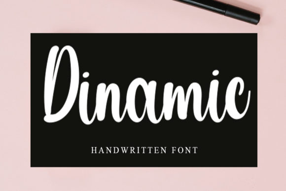 Dinamic: A Handwritten Font That Feels Fresh and Familiar