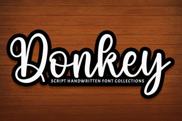 Donkey: A Romantic Script Typeface for Elegant Web Design