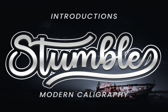 Elevate Your Craft with Stumble: A Charming Script Font for Makers