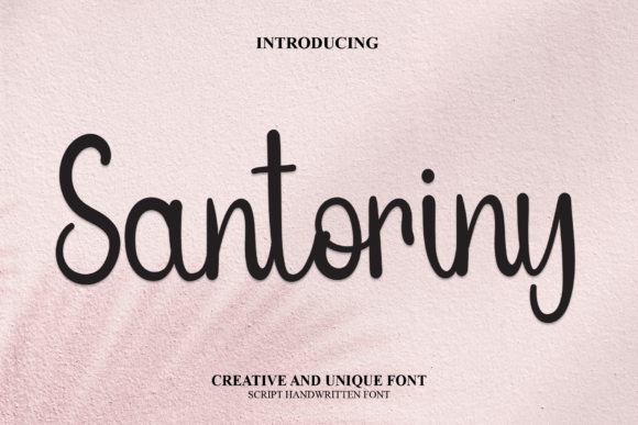 Enhancing Web Design with the Santoriny Script Font