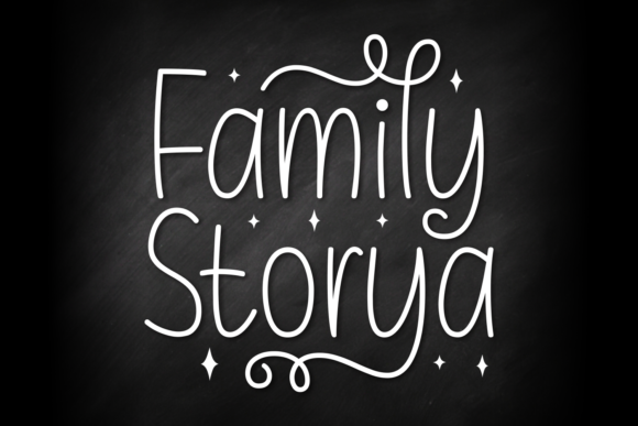 Family Storya: A Minimalist Handwritten Font for Scroll-Stopping Brand Content