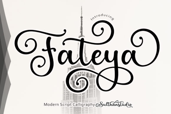 Fateya: A Handcrafted Script Font for Modern Campaign Design