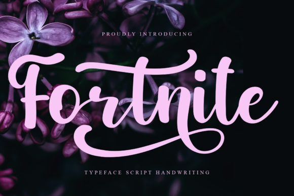 Fortnite: A Sweet, Dancing Script Font for Modern Editorial Design
