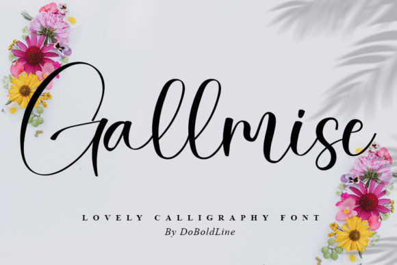 Gallmise: A Handwritten Font That Elevates Editorial Design
