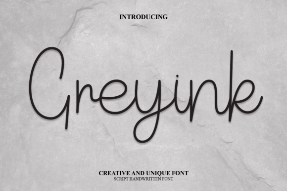 Greyink: A Romantic Script Font for Modern Web Design and Digital Branding
