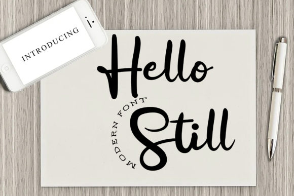 Hello Still: A Fresh Script Font for Modern Web Design and Digital Branding