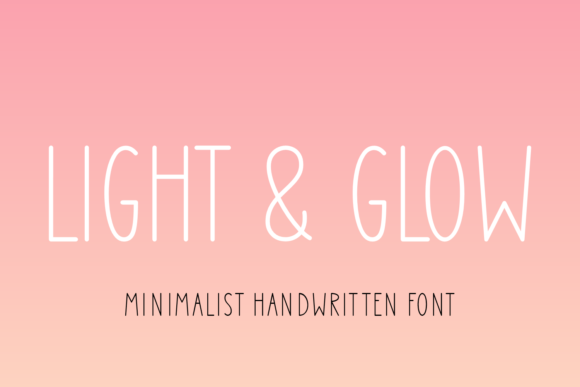 How Light Glow Font Transformed My Small Business Branding