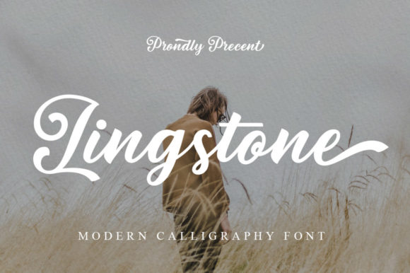 Lingstone: A Retro Script Font for Elegant Editorial Design
