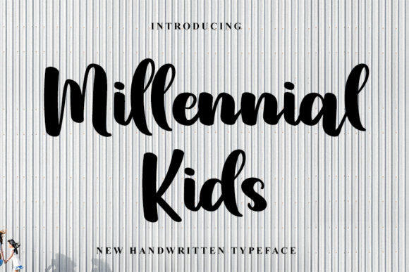 Millennial Kids: A Handwritten Font That Elevates Modern Editorial Design