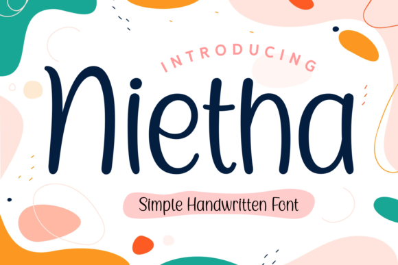Nietha: A Playful Handwritten Font for Web Designers and Digital Brands