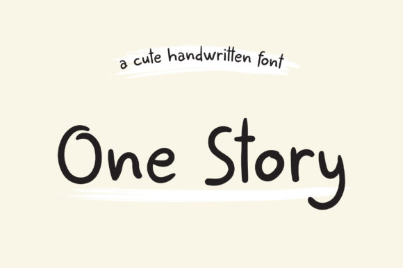 One Story: The Handwritten Font That Elevates Digital Marketing Typography