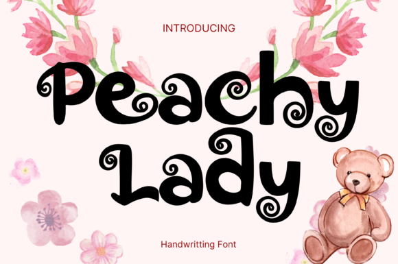 Peachy Lady: A Whimsical Handwritten Font for Modern Web Design