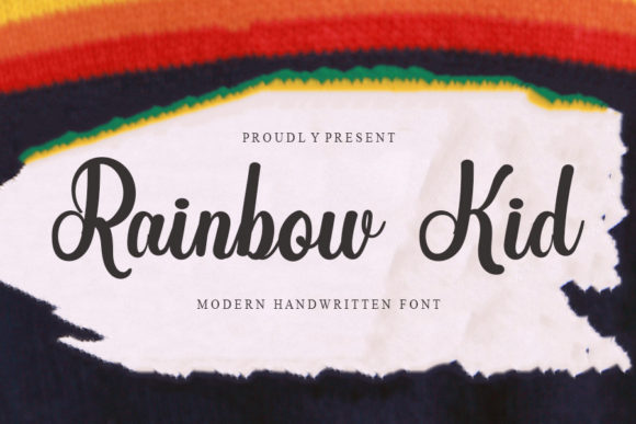 Rainbow Kid: A Modern Handwritten Font for Campaign-Ready Design