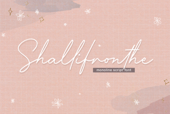 Shallifronthe: A Modern Handwritten Font for Stylish Branding Projects