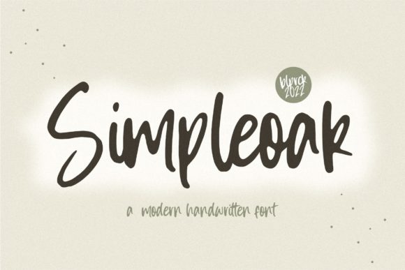 Simpleoak: The Handwritten Font That Gave My Small Business a Polished Look