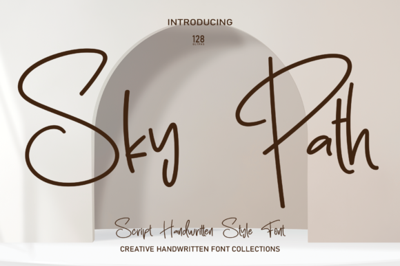 Sky Path: A Script Font for Modern Editorial Design and Brand Identity