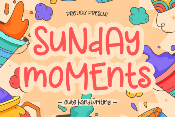 Sunday Moments: A Playful Handwritten Font for Editorial Design