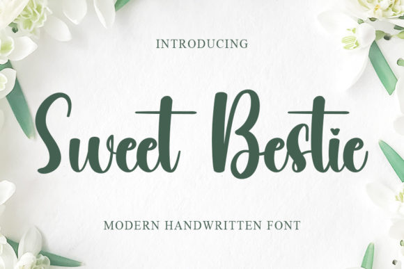 Sweet Bestie Font: Elevate Your Brand with a Handwritten Touch