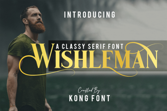 Wishleman: A Playful Serif Font for Modern Editorial Design