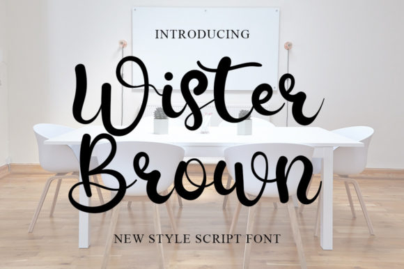 Wister Brown: A Sweet & Versatile Font for Crafters and Product Makers